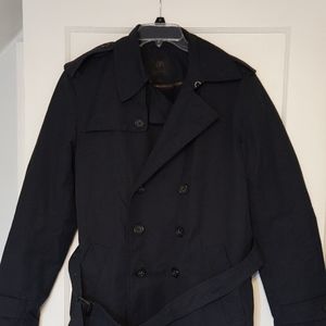 Banana Republic Belted Navy Trench Coat